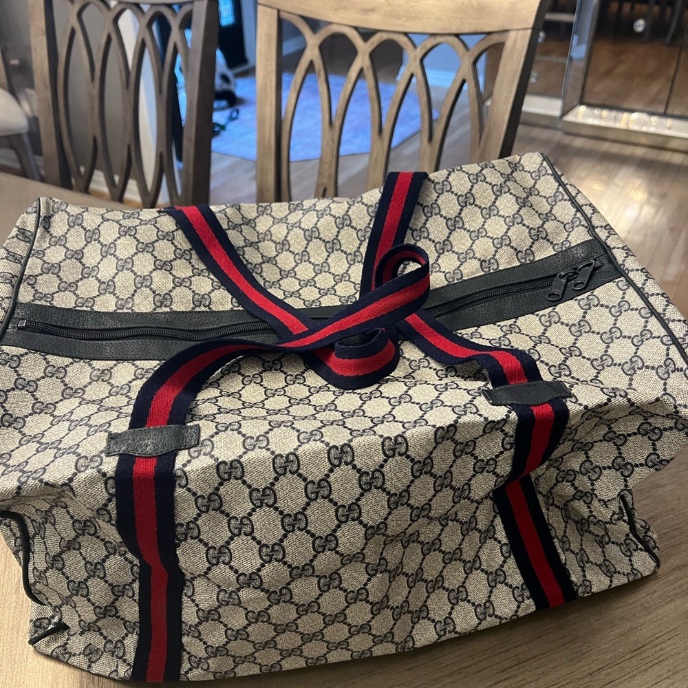 Vintage Gucci Overnight Tote